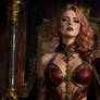 Gothic Princess With Emerald Gem