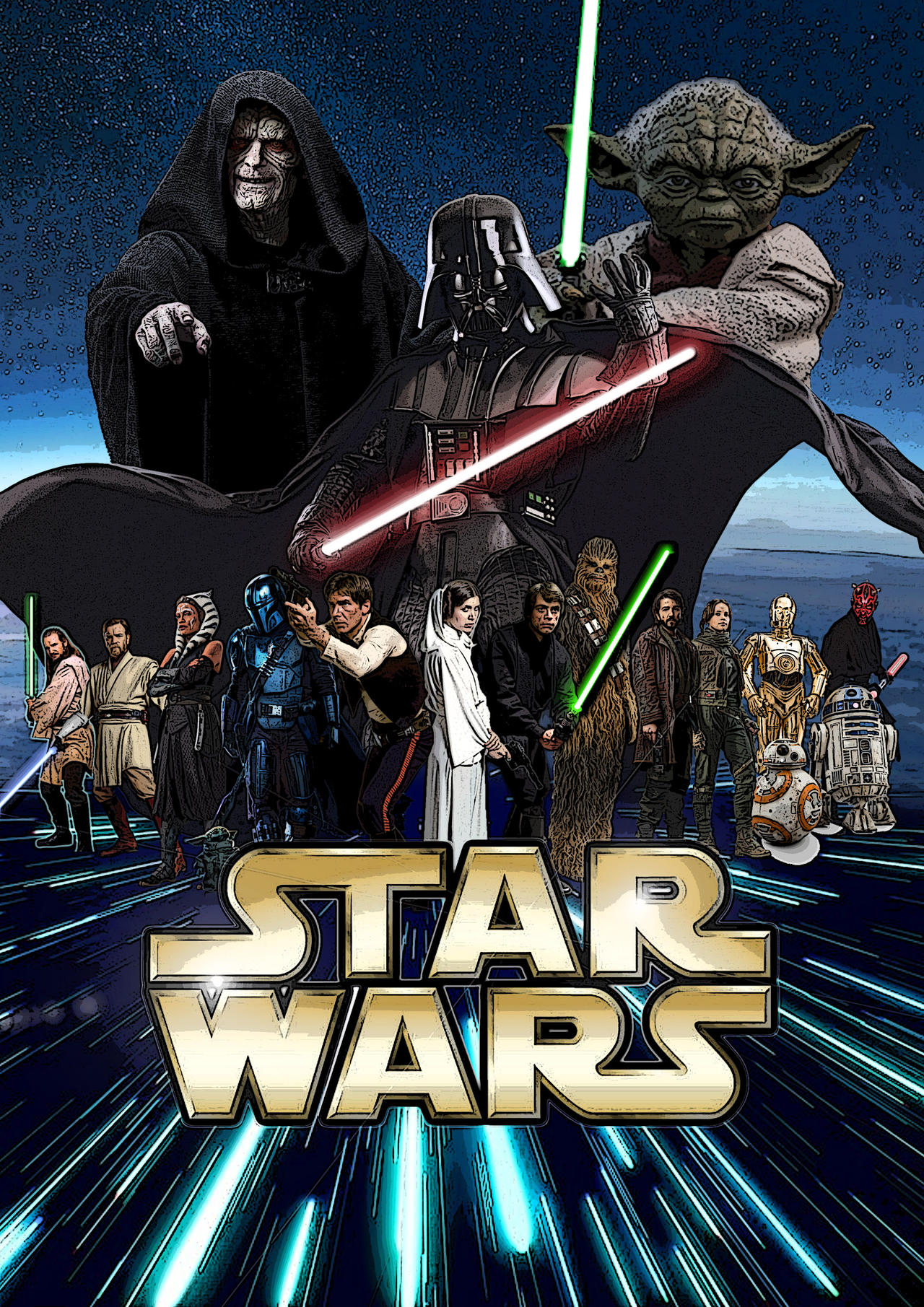 Star Wars Poster by lagrie on DeviantArt