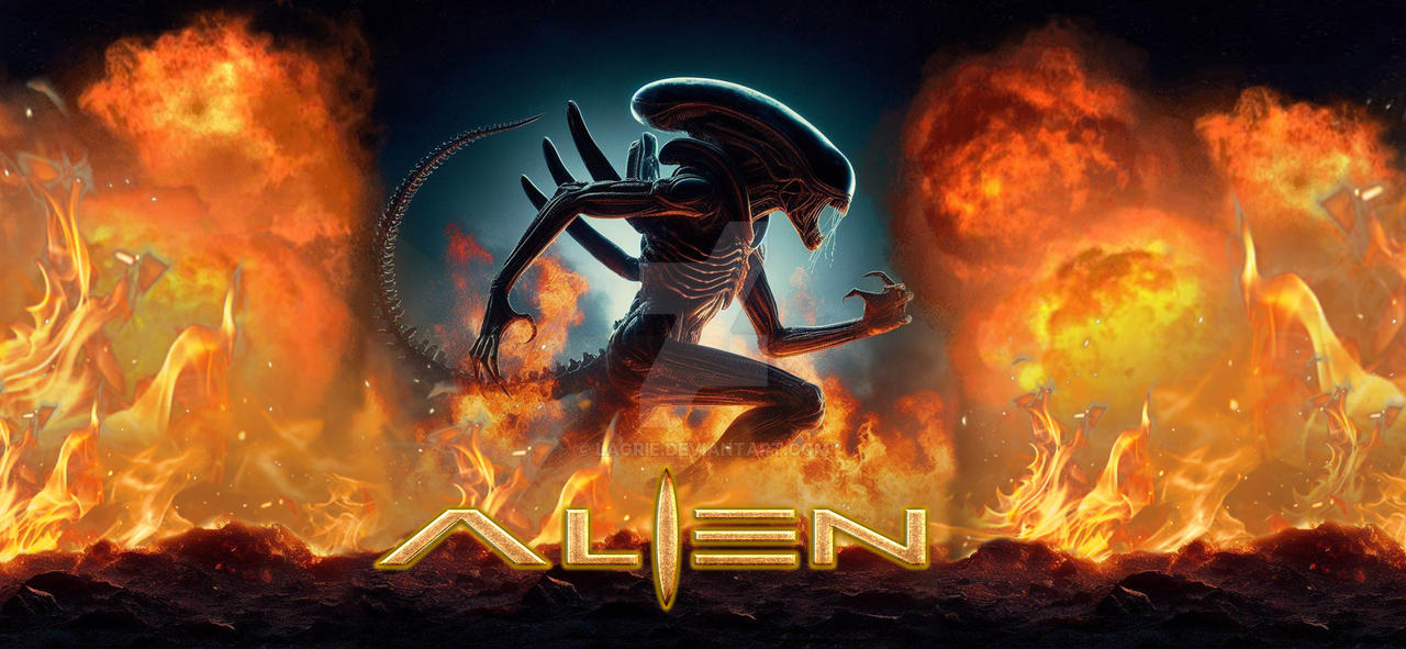 Ffa Alien Alien Banner - Run of flames by lagrie on DeviantArt