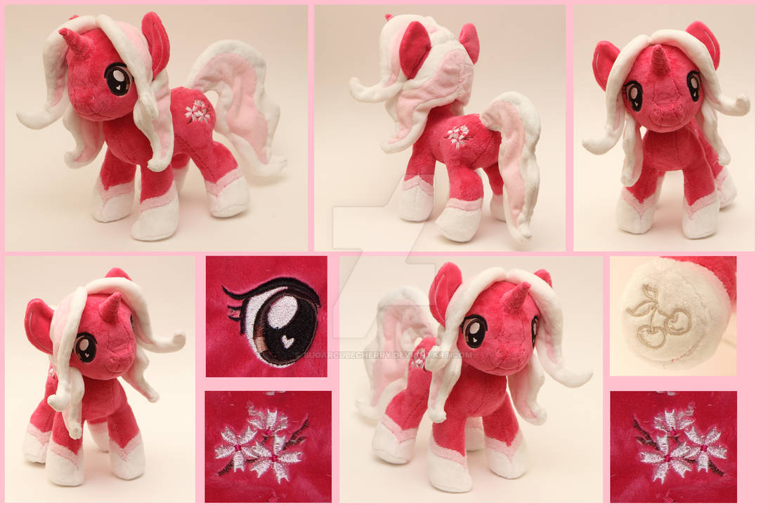 Custom handmade My Little Pony OC plush - Sakura by SugarcubeCherry on DeviantArt
