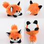 Pebble fox plush