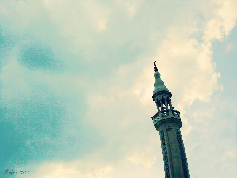 Minaret in the sky