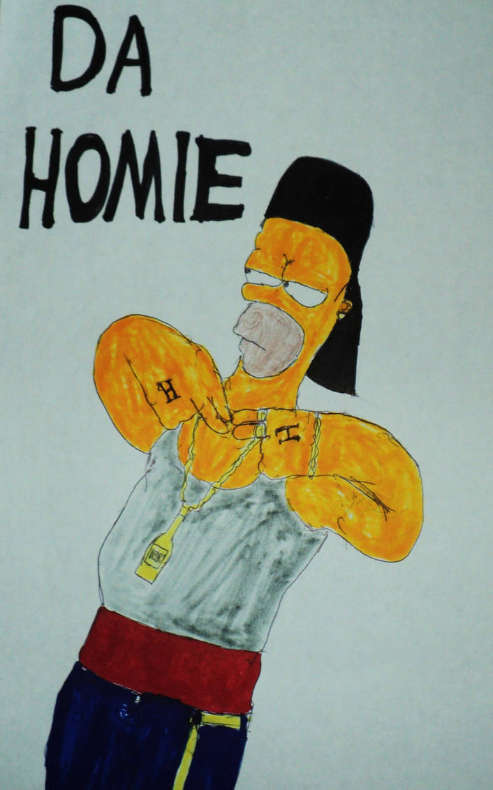 Da Homie Simpson by HorrorArtistfromCali on DeviantArt