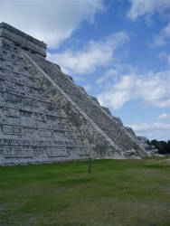 Chichen Itza - snake heads