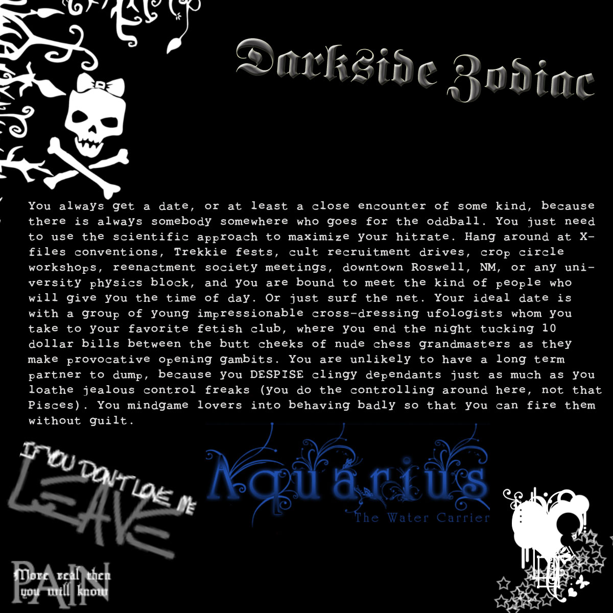 Darkside Aquarius By Lapishouse On Deviantart