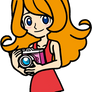 Mona with a camera (Cheek blushes/No coat)