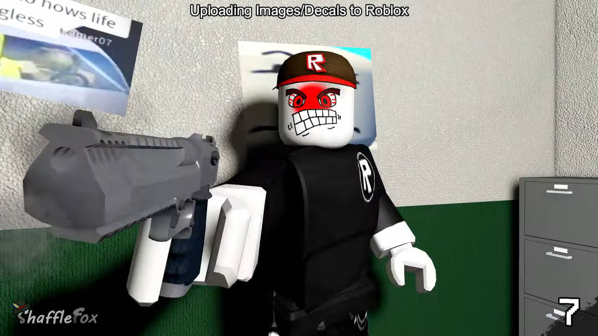 Python Pistol Roblox Roblox with a pistol by Tawit54321 on DeviantArt