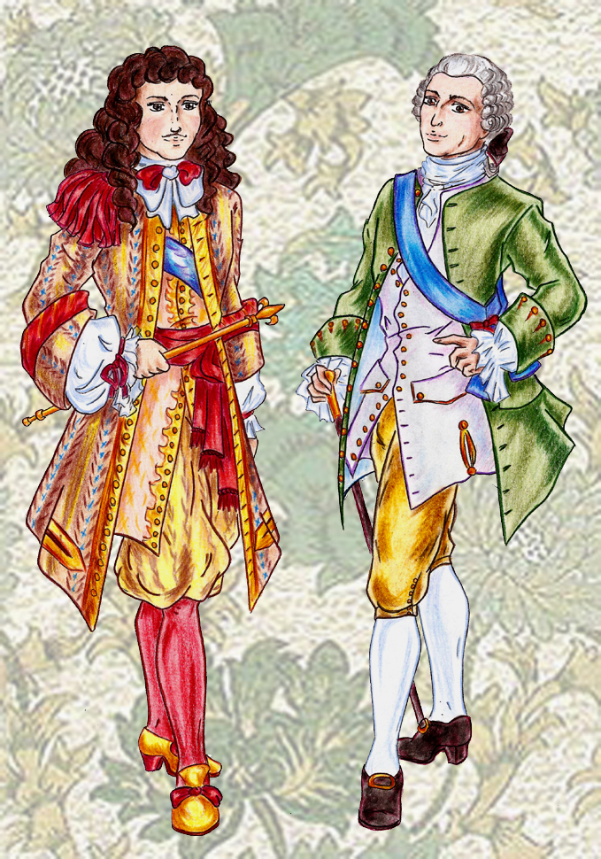 Louis XIV and Louis XV by DraconsSon on DeviantArt