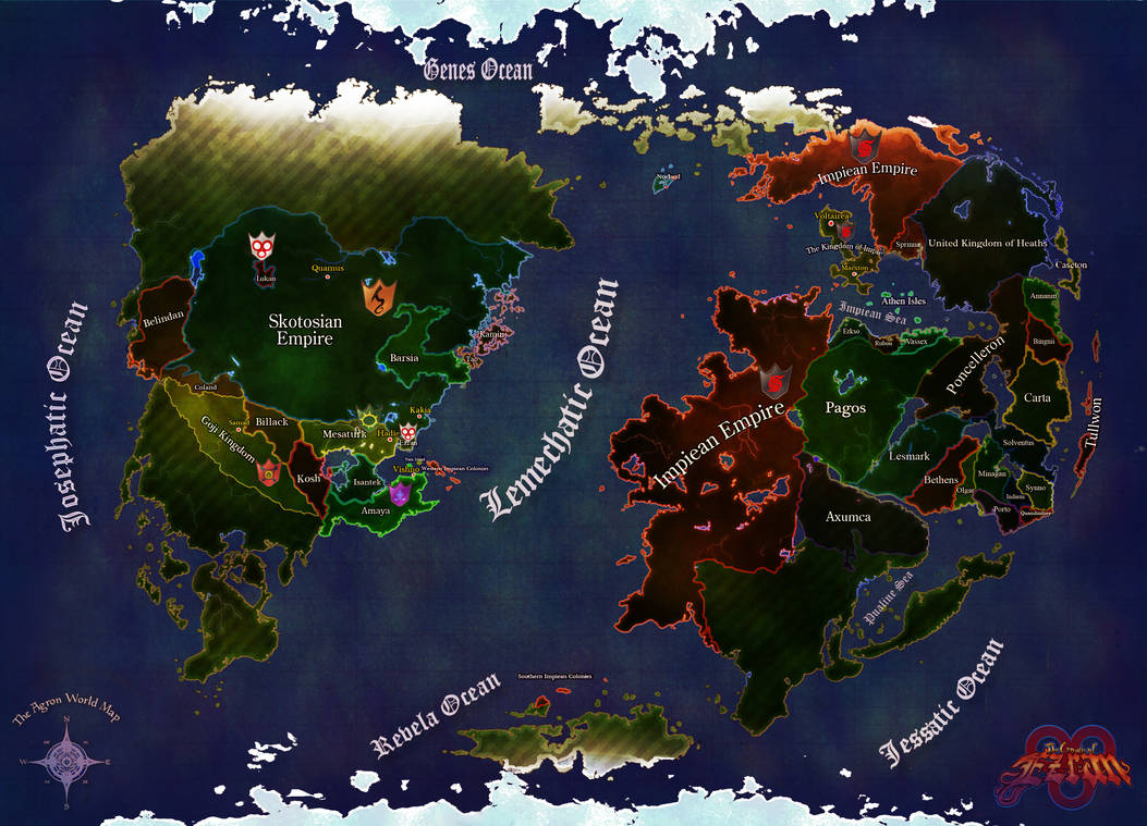 World Map Agron By Mickezilla On DeviantArt world-map-agron-by-mickezilla-on-deviantart