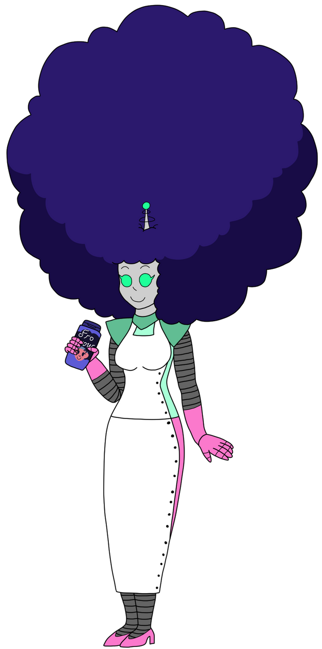 Robo-Barberette (Afro Alt) by TheAmazingMisterZ on DeviantArt
