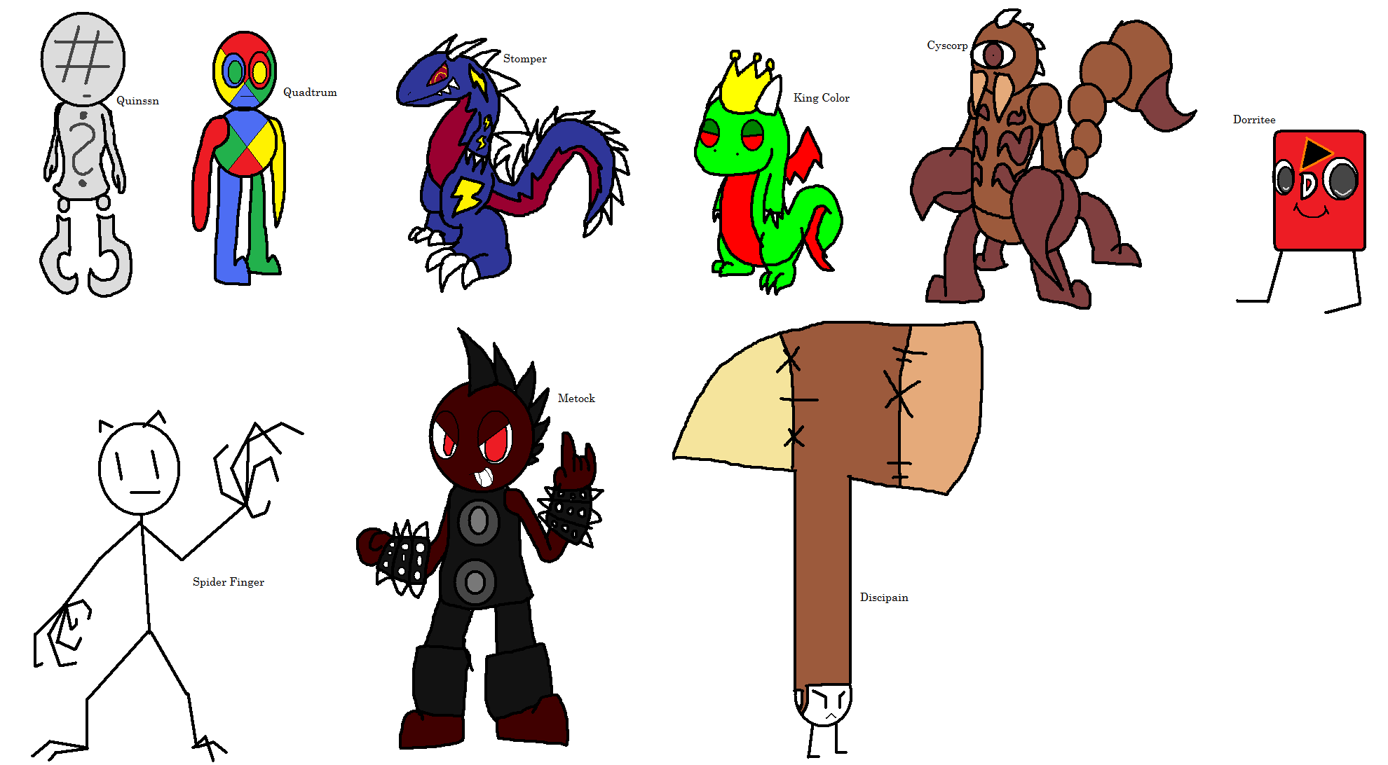 Cartoon Characters 3 by YingYangHeart on DeviantArt