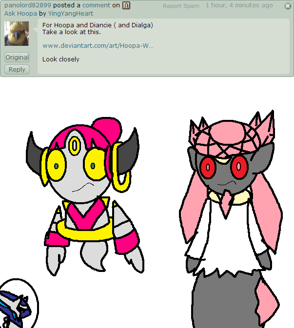 Diancie and Hoopa's Response 3