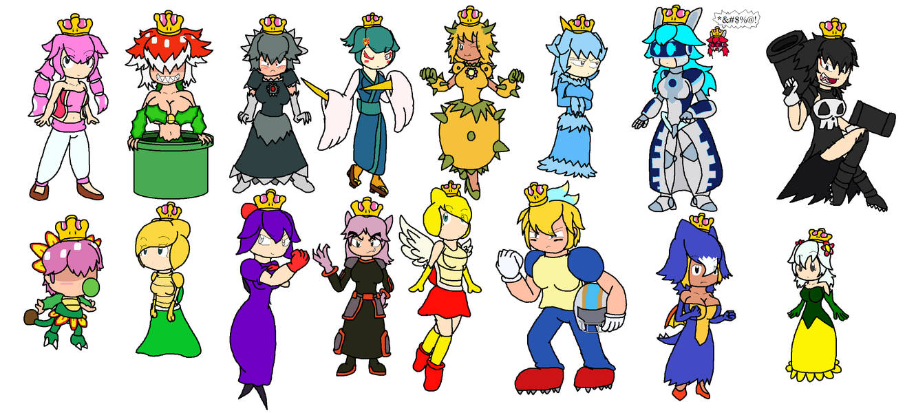 Super Mario Cast Super Crowned 3 by YingYangHeart on DeviantArt
