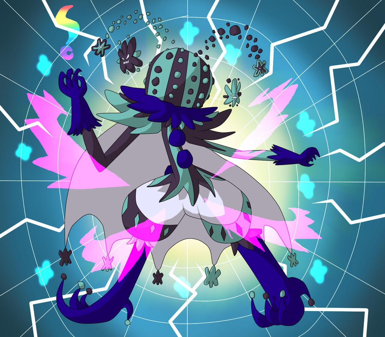 Mega Blacephalon(Shiny) by YingYangHeart on DeviantArt