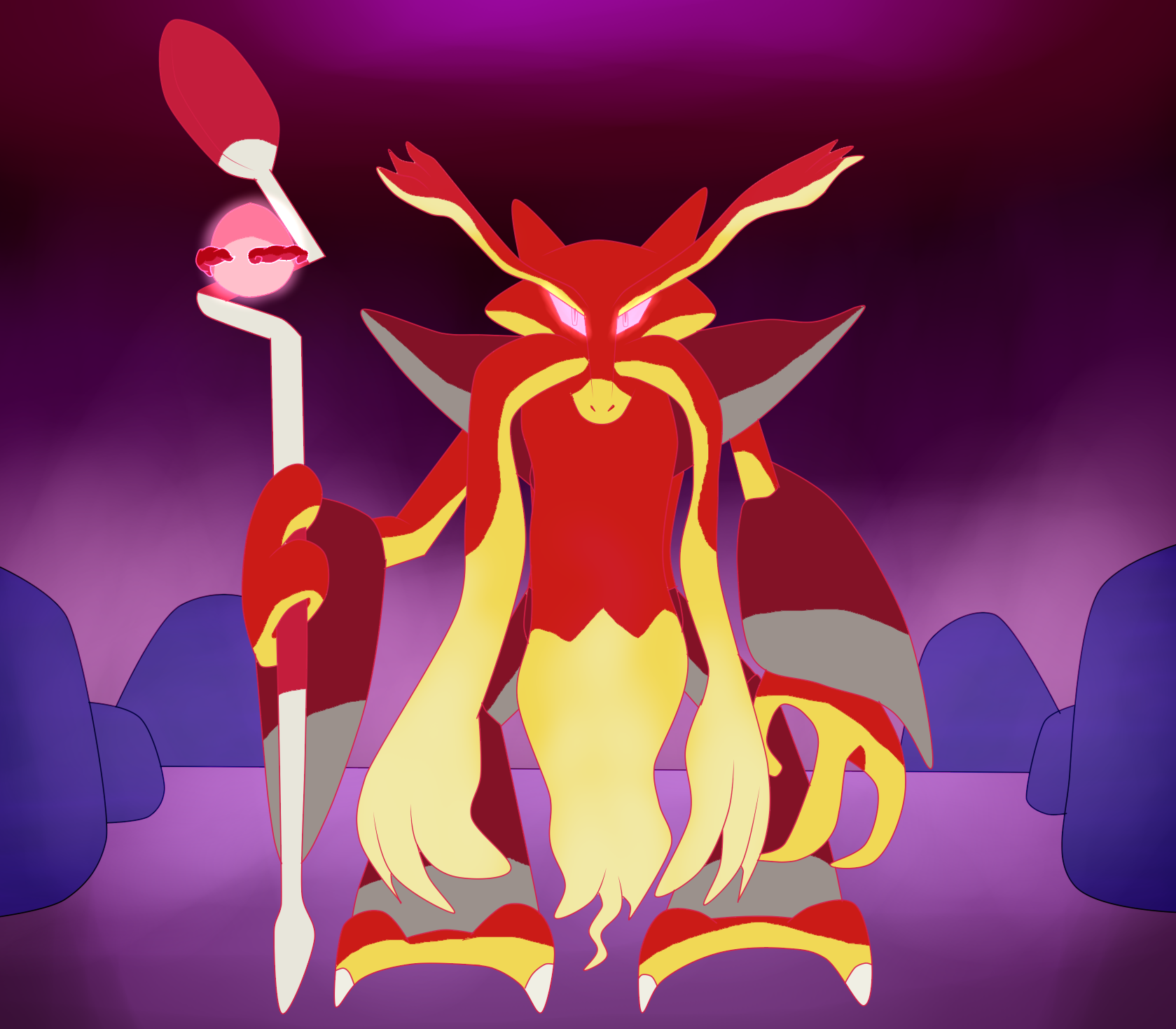 Mega Alakazam by Maxconnery on DeviantArt