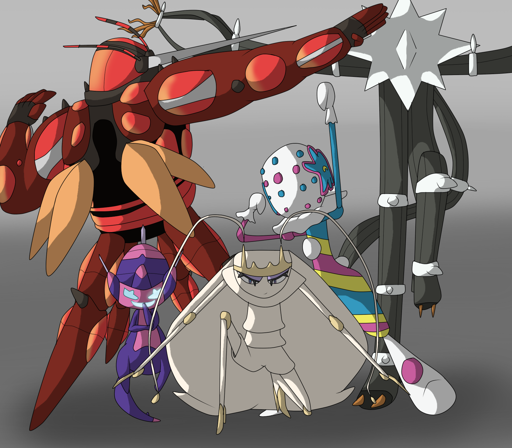 Ultra Beast Gijinkas by JinchuurikiHunter.deviantart.com on @DeviantArt