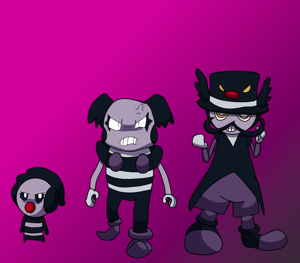 Dark Type Pokemon by miaow on DeviantArt