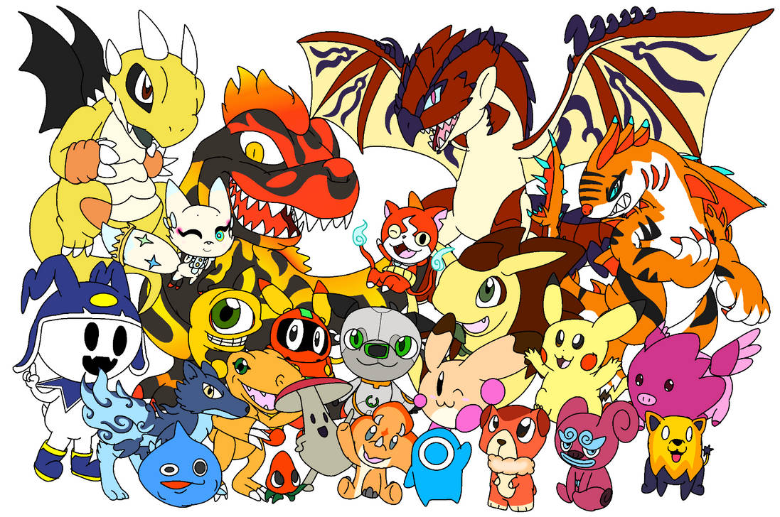 Faces of Creature Collectors by YingYangHeart on DeviantArt