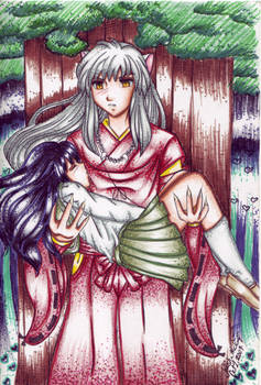 Inuyasha and Kagome-In my arms