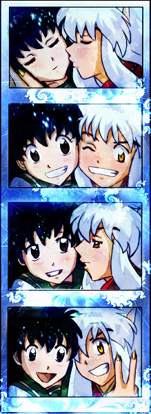 Inuyasha and Kagome Filmstrip