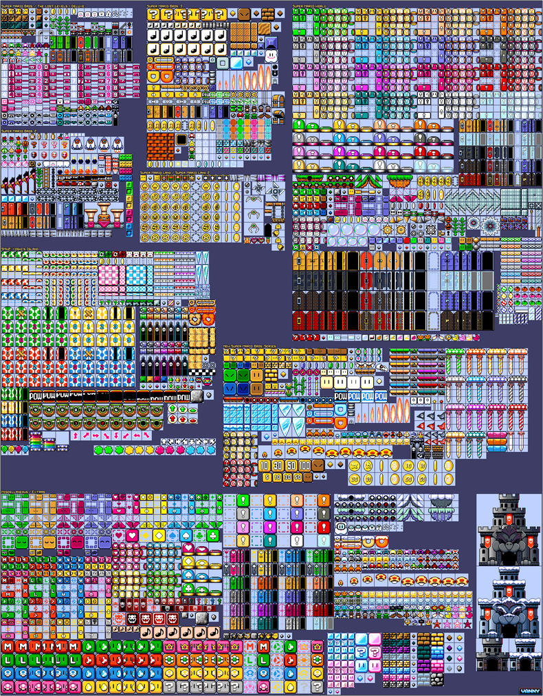 SMW - Super Extended Blocks And Platforms pt. 1 by xVannyArts on DeviantArt