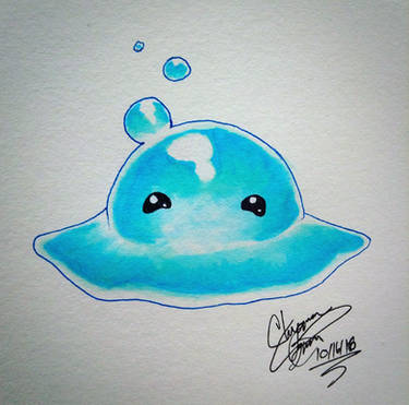 Slime Rancher Water Slime by Blurazzy on DeviantArt