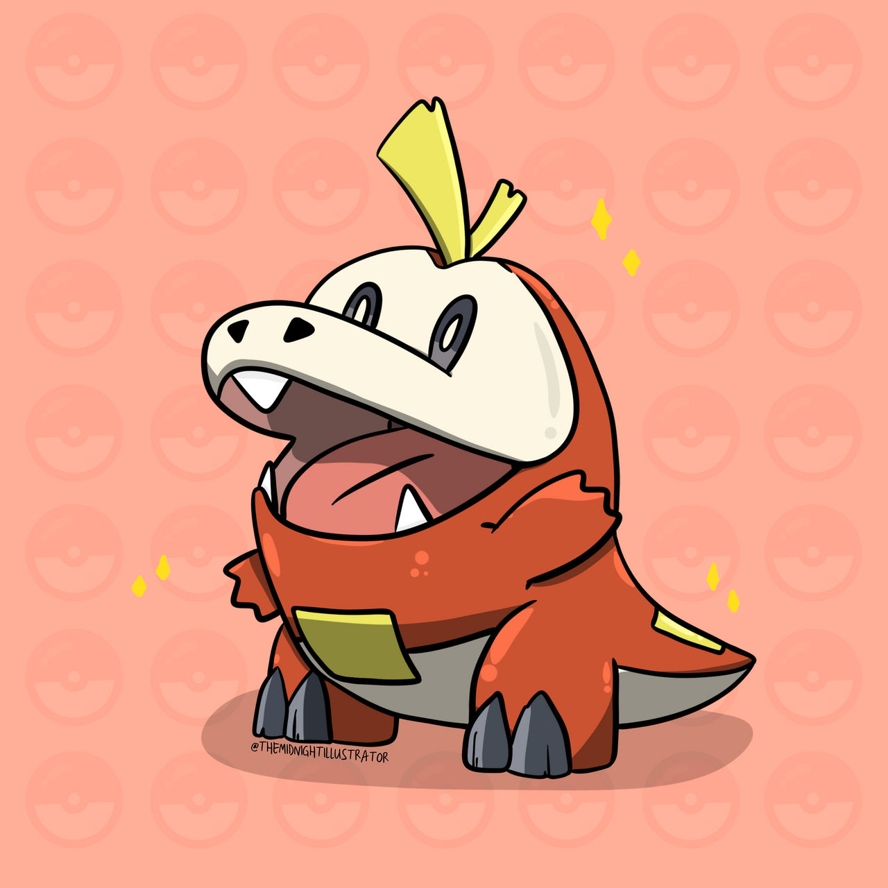 Fuecoco by adrifttraveller on DeviantArt