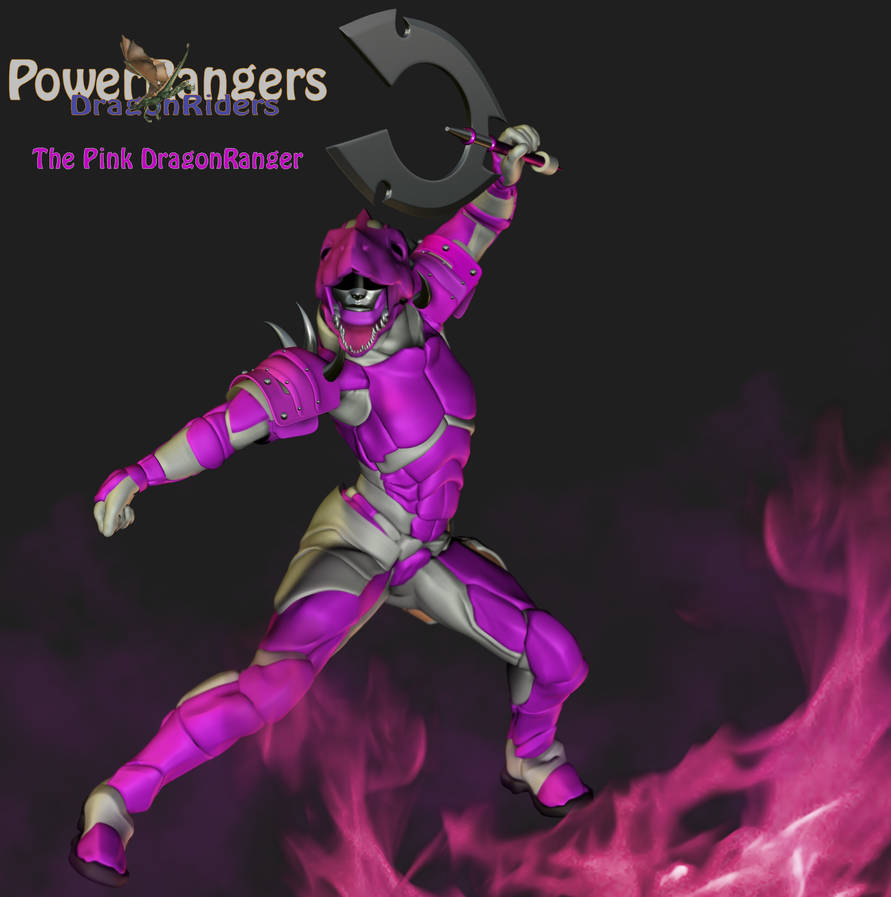 The Pink DragonRider Ranger by blackzig on DeviantArt