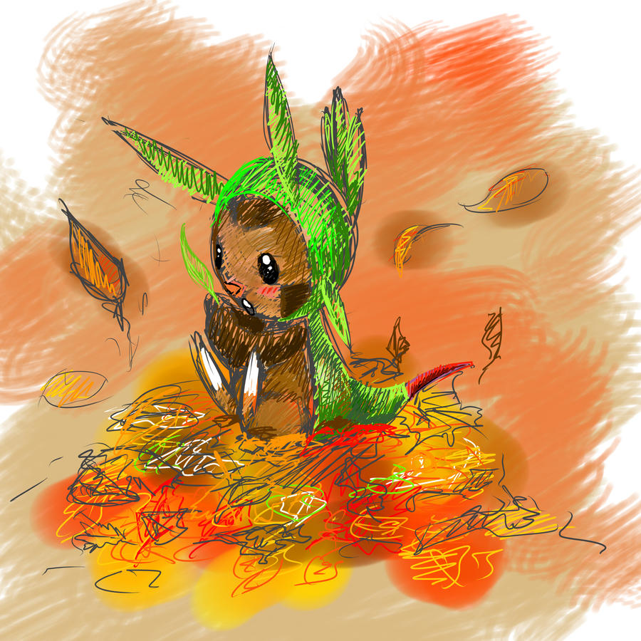 Chespin in the Fall