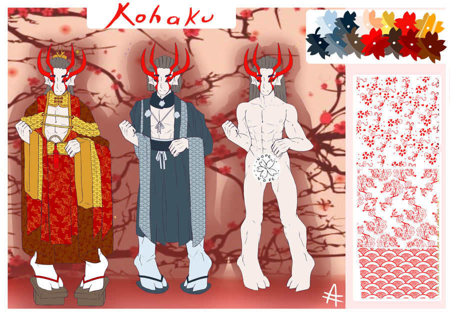 Kohaku - Custom Character Trade - AlienAlfredo by Pantonium