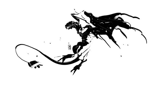 inky dragon