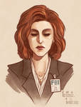Dana Scully by CrystalCurtisArt