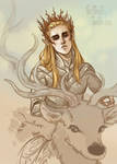 Thranduil the Unsympathetic by CrystalCurtisArt