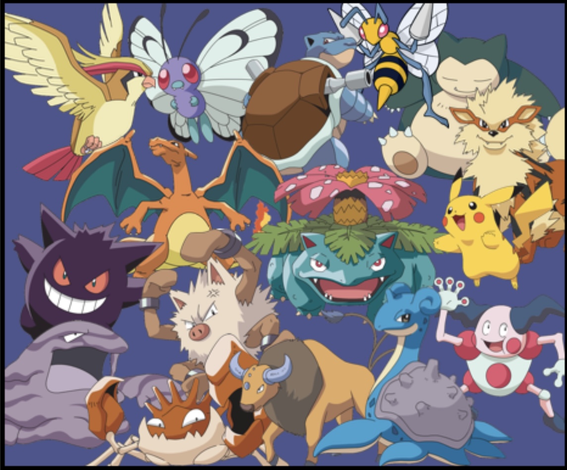 All Of My Pokemon (From Kanto) by Noljak102 on DeviantArt