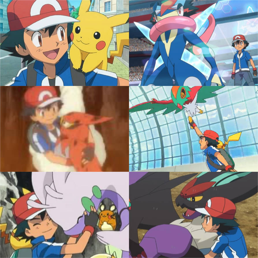 Ashs kalos team collage by Claim17 on DeviantArt