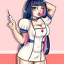 Nurse Stocking pin-up