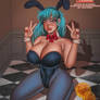 Bulma bunny cosplay session