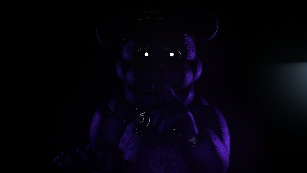 C4D FNAF POSTER: Sinister Shadow Freddy by XeroxX92 on DeviantArt