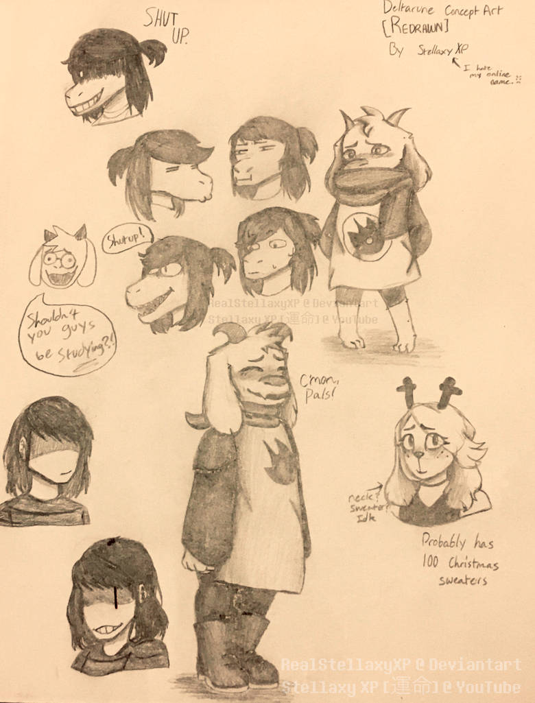 Deltarune Concept Art By Realstellaxyxp On Deviantart Deltarune Concept Art By Realstellaxyxp On Deviantart