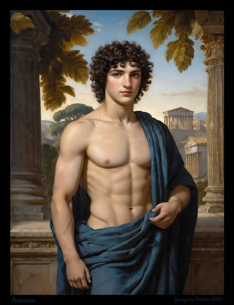 Antinous: as in 19th Century Painting by SFBEY on DeviantArt