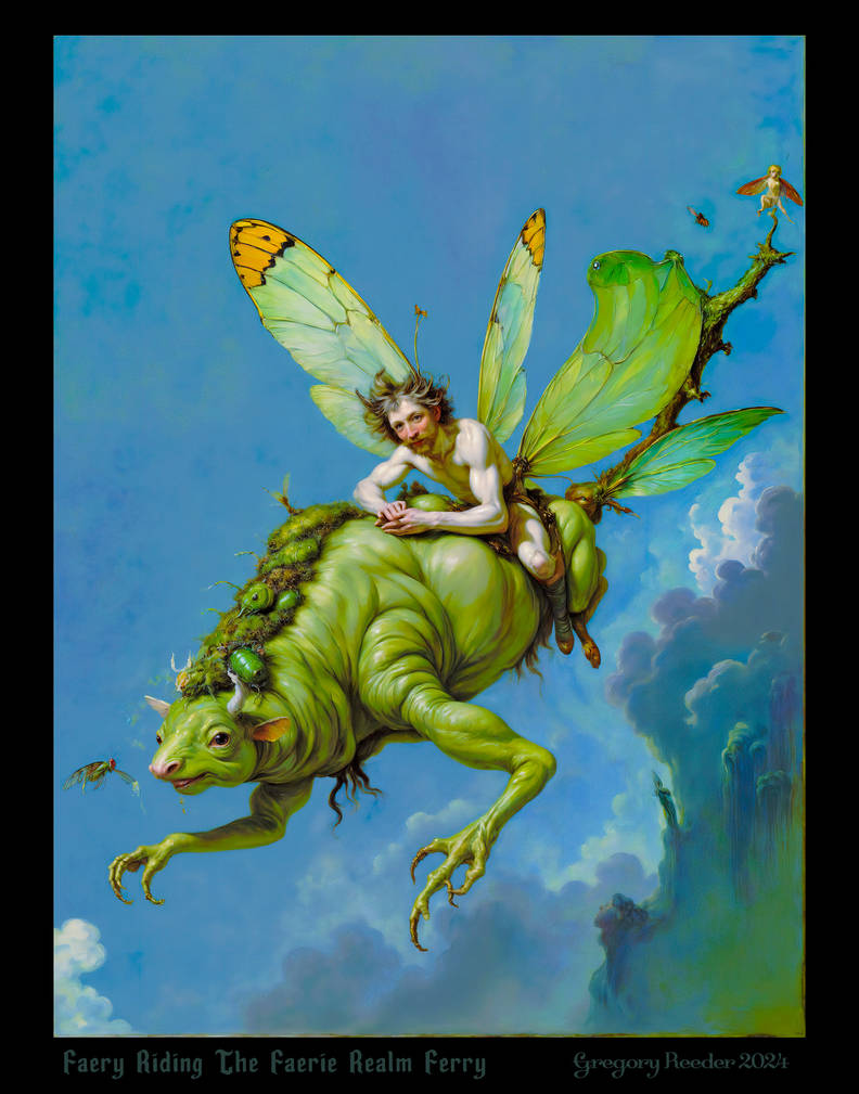 Faery Fetch Faery Riding The Faerie Realm Ferry by SFBEY on DeviantArt