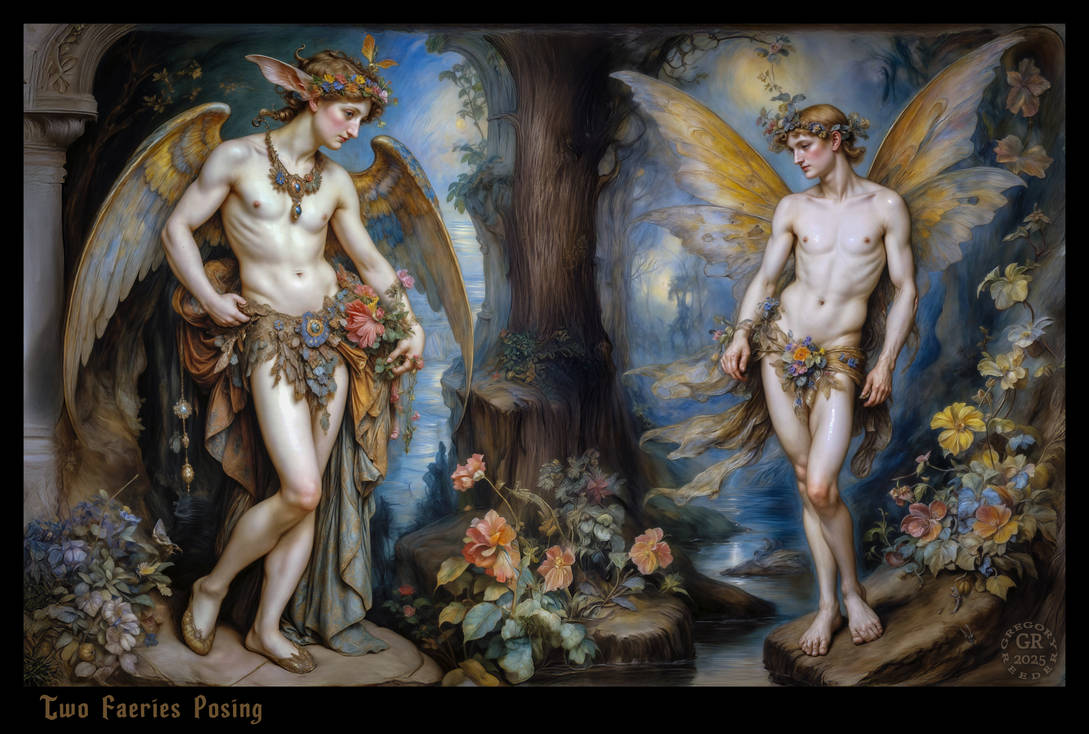 Faeries Body Two Faeries Posing by SFBEY on DeviantArt