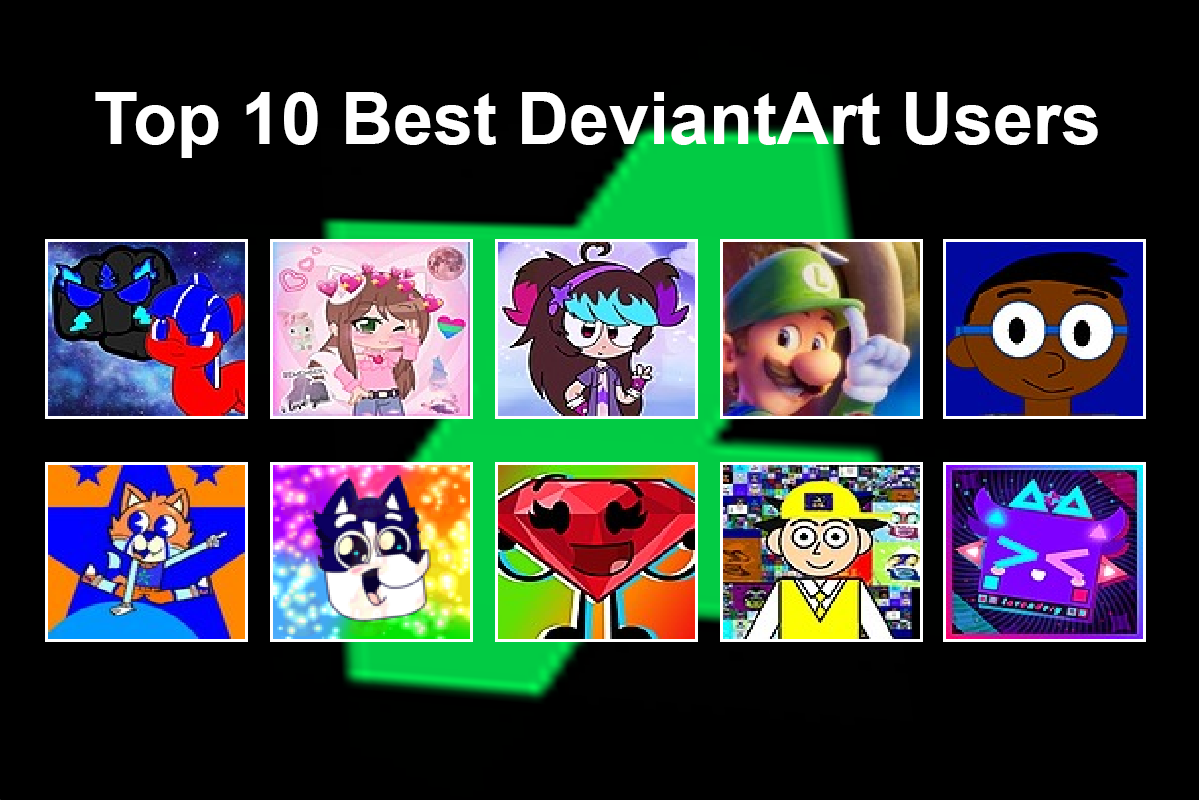 My Top 10 Best DeviantArt Users by TeloachTheSpinyShell on DeviantArt