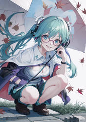 Miku umbrella