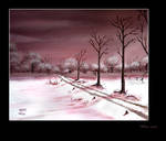 Winter Path by Clu-art