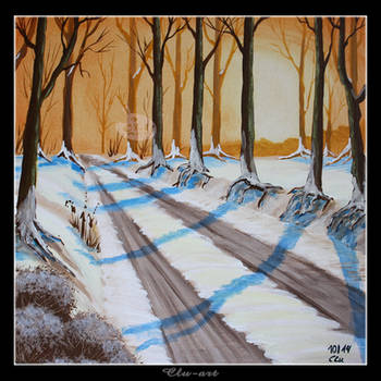 Winter Road by Clu-art