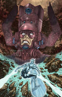 Galactus vs Silver Surfer