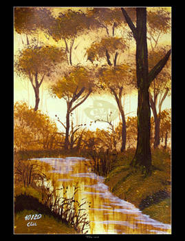 Golden Autumn Creek