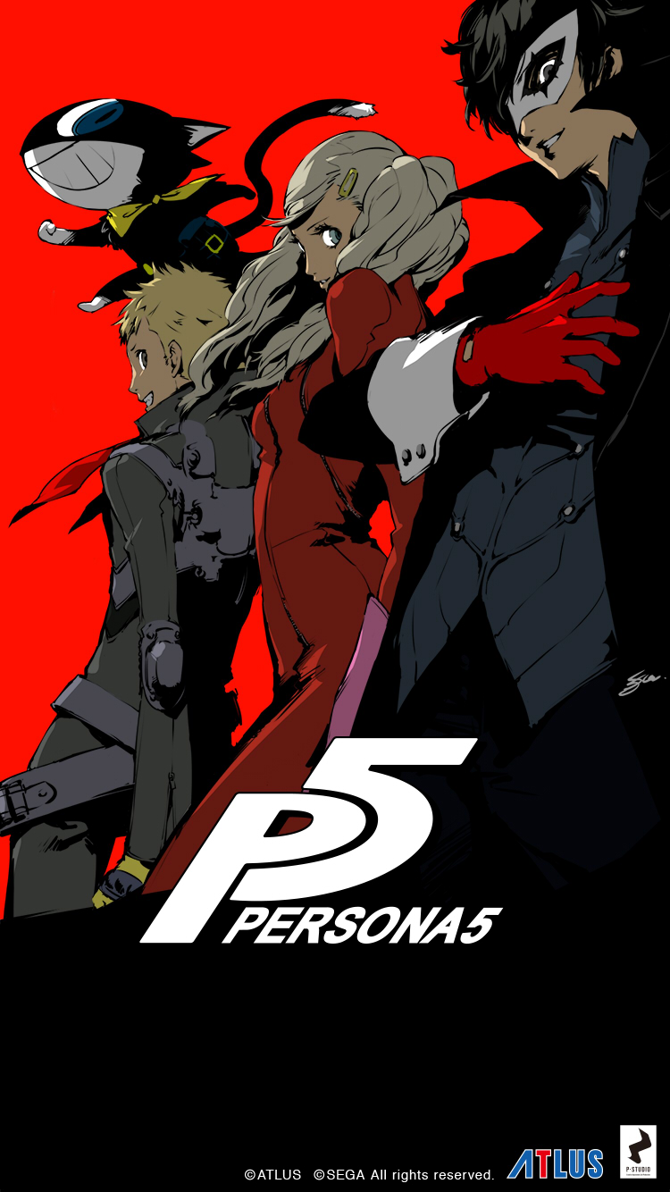 Persona 5 Iphone 6 Wallpaper Colored Version By Lazyaxolotl On Deviantart