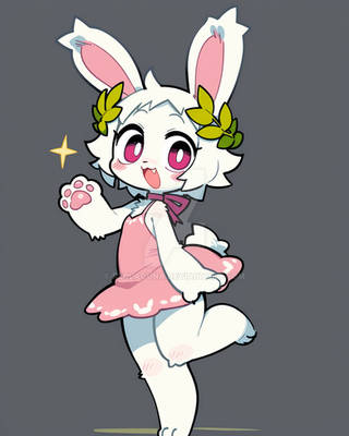 Azlina The Rabbit Rabbit by RedLaguna on DeviantArt